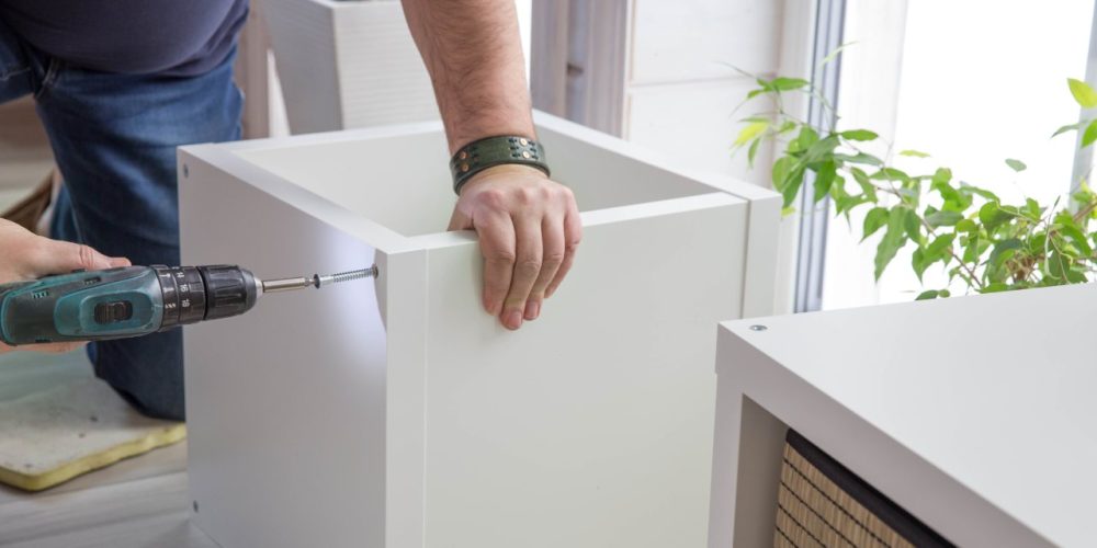 Mudança marcada erros ao desmontar móveis